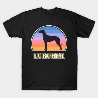 Lurcher Vintage Sunset Dog T-Shirt